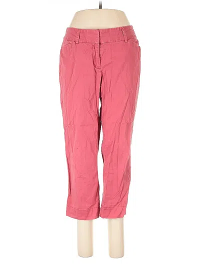 Pre-owned Ann Taylor Loft Casual Pants In Pink