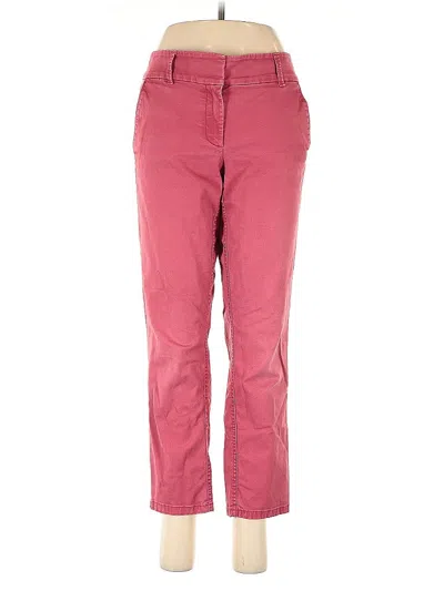 Pre-owned Ann Taylor Loft Casual Pants In Pink
