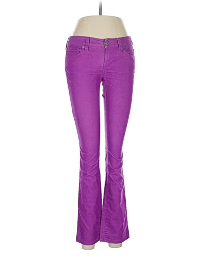Pre-owned Ann Taylor Loft Casual Pants In Purple