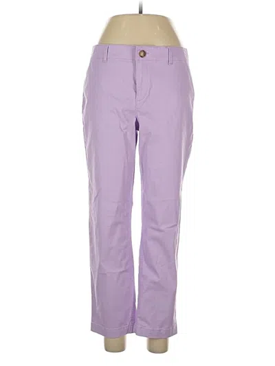 Pre-owned Ann Taylor Loft Casual Pants In Purple