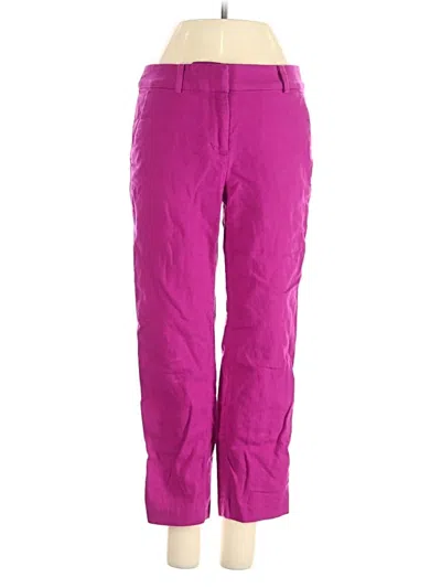 Pre-owned Ann Taylor Loft Casual Pants In Purple