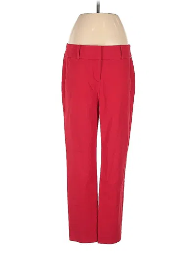 Pre-owned Ann Taylor Loft Casual Pants In Red