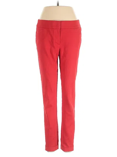 Pre-owned Ann Taylor Loft Casual Pants In Red