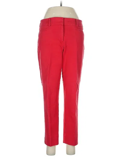 Pre-owned Ann Taylor Loft Casual Pants In Red