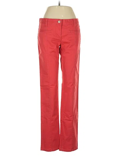 Pre-owned Ann Taylor Loft Casual Pants In Red