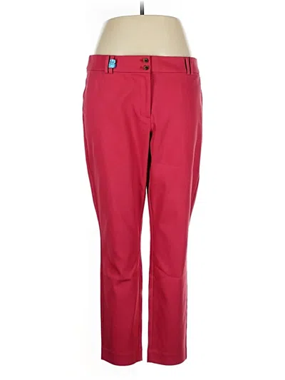 Pre-owned Ann Taylor Loft Casual Pants In Red