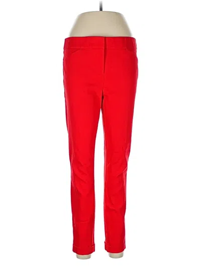 Pre-owned Ann Taylor Loft Casual Pants In Red
