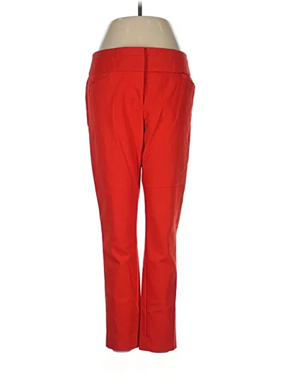 Pre-owned Ann Taylor Loft Casual Pants In Red