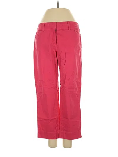 Pre-owned Ann Taylor Loft Casual Pants In Red