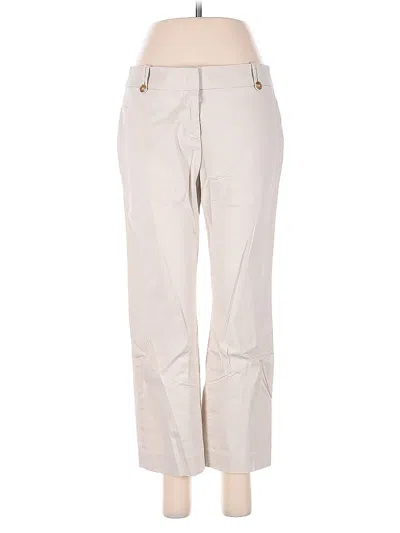 Pre-owned Ann Taylor Loft Casual Pants In White