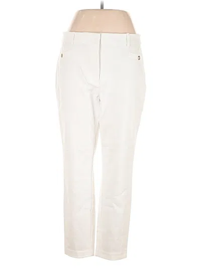 Pre-owned Ann Taylor Loft Casual Pants In White