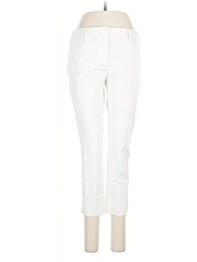 Pre-owned Ann Taylor Loft Casual Pants In White