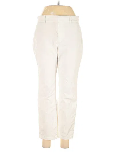 Pre-owned Ann Taylor Loft Casual Pants In White