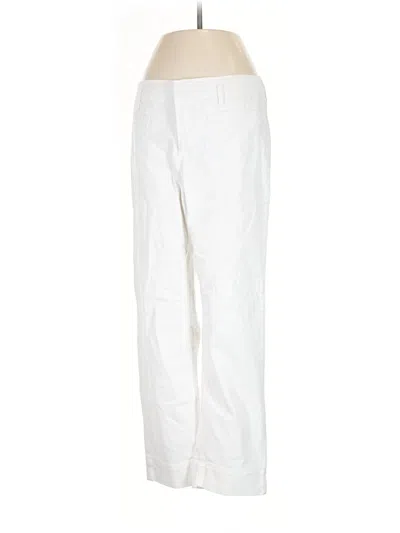 Pre-owned Ann Taylor Loft Casual Pants In White