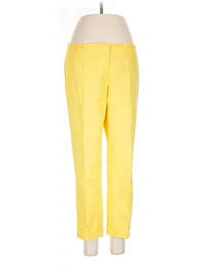 Pre-owned Ann Taylor Loft Casual Pants In Yellow