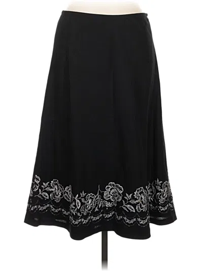 Pre-owned Ann Taylor Loft Casual Skirt In Black