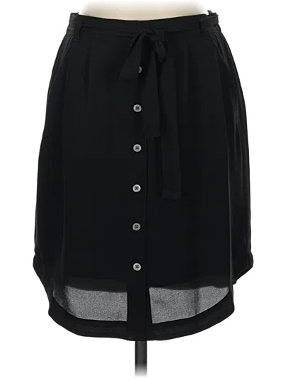 Ann Taylor Loft Casual Skirt In Black