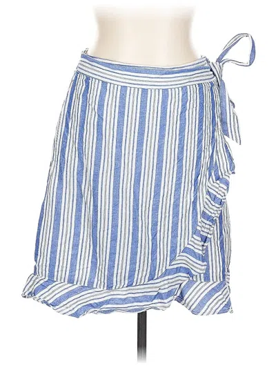 Pre-owned Ann Taylor Loft Casual Skirt In Blue