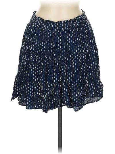 Pre-owned Ann Taylor Loft Casual Skirt In Blue
