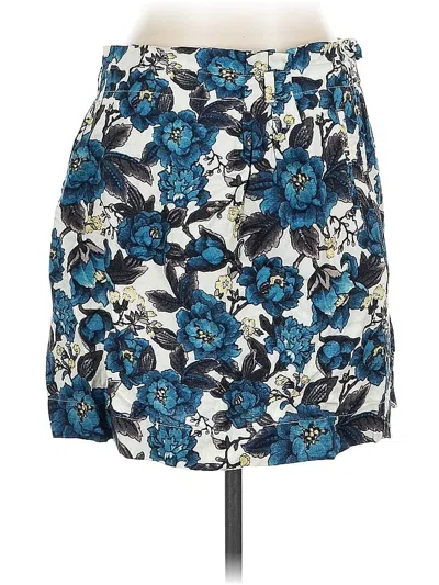 Pre-owned Ann Taylor Loft Casual Skirt In Blue