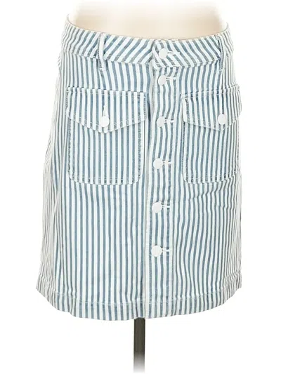 Ann Taylor Loft Casual Skirt In Blue