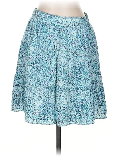 Pre-owned Ann Taylor Loft Casual Skirt In Blue