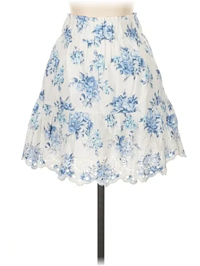 Ann Taylor Loft Casual Skirt In Blue