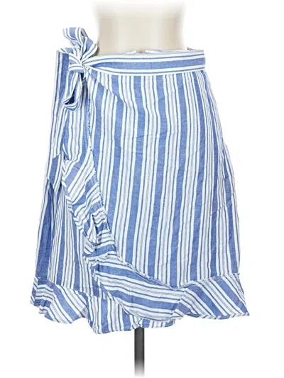 Ann Taylor Loft Casual Skirt In Blue