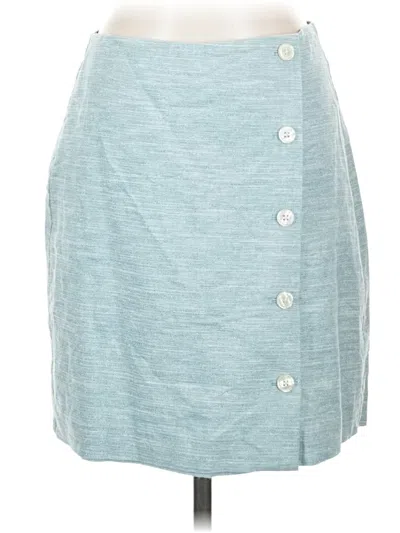 Pre-owned Ann Taylor Loft Casual Skirt In Blue