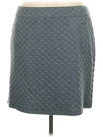 Ann Taylor Loft Casual Skirt In Blue