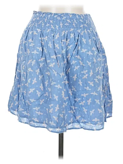 Pre-owned Ann Taylor Loft Casual Skirt In Blue