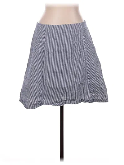 Pre-owned Ann Taylor Loft Casual Skirt In Blue