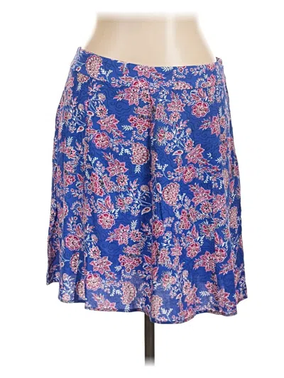 Ann Taylor Loft Casual Skirt In Blue