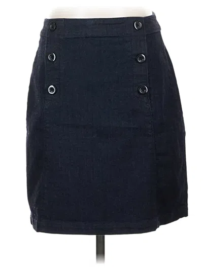 Pre-owned Ann Taylor Loft Casual Skirt In Blue