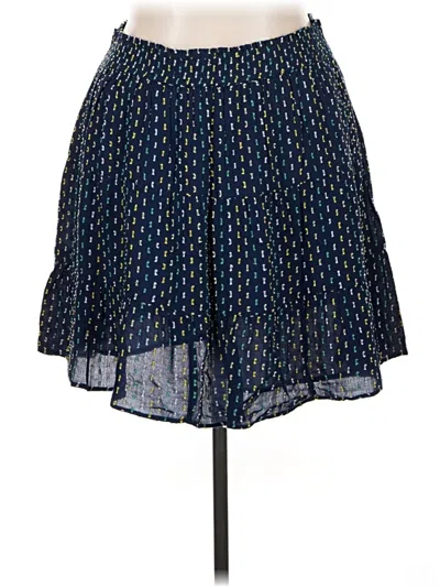 Ann Taylor Loft Casual Skirt In Blue