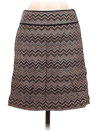 Pre-owned Ann Taylor Loft Casual Skirt In Brown