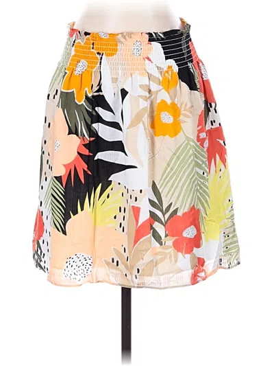 Ann Taylor Loft Casual Skirt In Multi