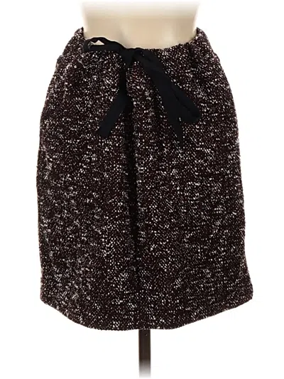 Pre-owned Ann Taylor Loft Casual Skirt In Brown