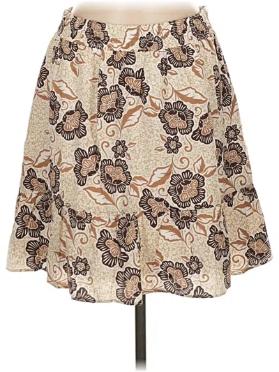 Ann Taylor Loft Casual Skirt In Brown