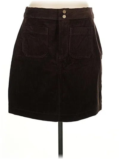 Ann Taylor Loft Casual Skirt In Brown