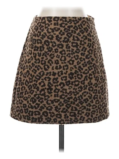 Ann Taylor Loft Casual Skirt In Brown