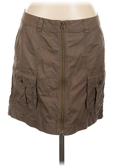 Pre-owned Ann Taylor Loft Casual Skirt In Brown