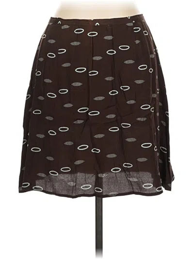 Pre-owned Ann Taylor Loft Casual Skirt In Brown