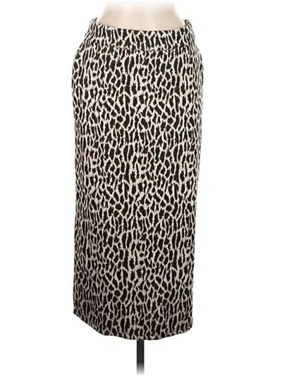 Ann Taylor Loft Casual Skirt In Brown