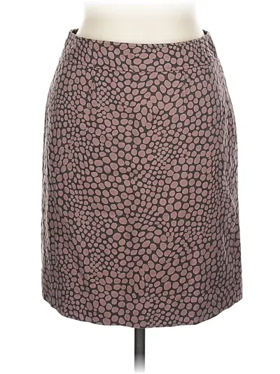 Pre-owned Ann Taylor Loft Casual Skirt In Brown