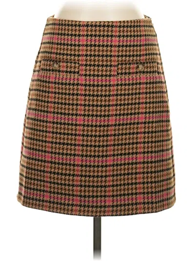 Pre-owned Ann Taylor Loft Casual Skirt In Brown