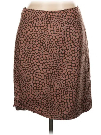 Pre-owned Ann Taylor Loft Casual Skirt In Brown