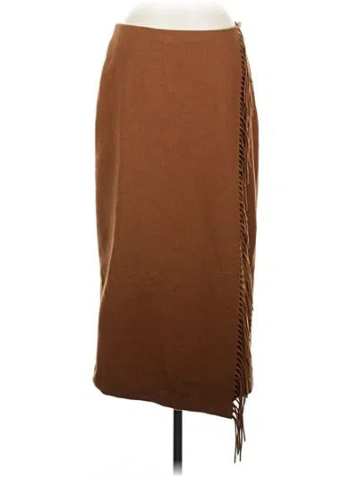 Pre-owned Ann Taylor Loft Casual Skirt In Brown