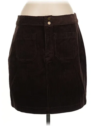 Ann Taylor Loft Casual Skirt In Brown