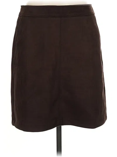 Pre-owned Ann Taylor Loft Casual Skirt In Brown